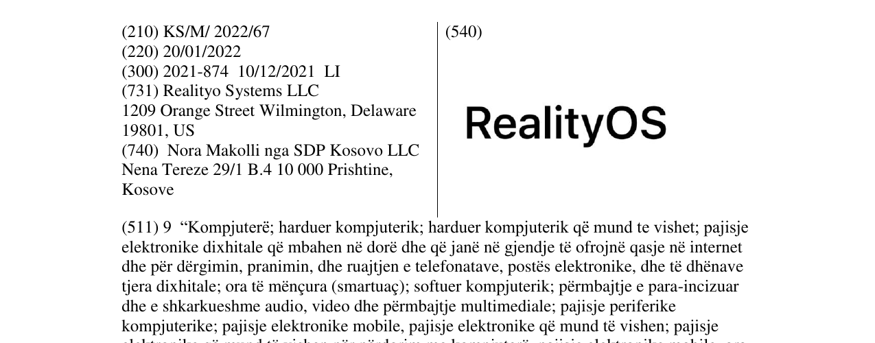 Zëri i markës RealityOS në buletin