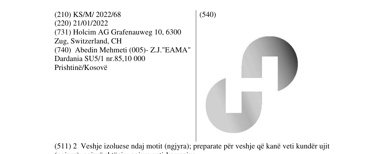 Zëri i markës Markë figurative në buletin