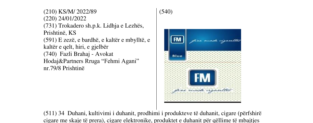 Zëri i markës FM në buletin
