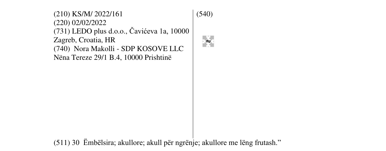 Zëri i markës Quattro në buletin