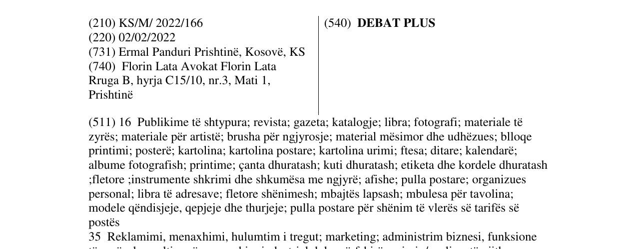 Zëri i markës DEBAT PLUS në buletin