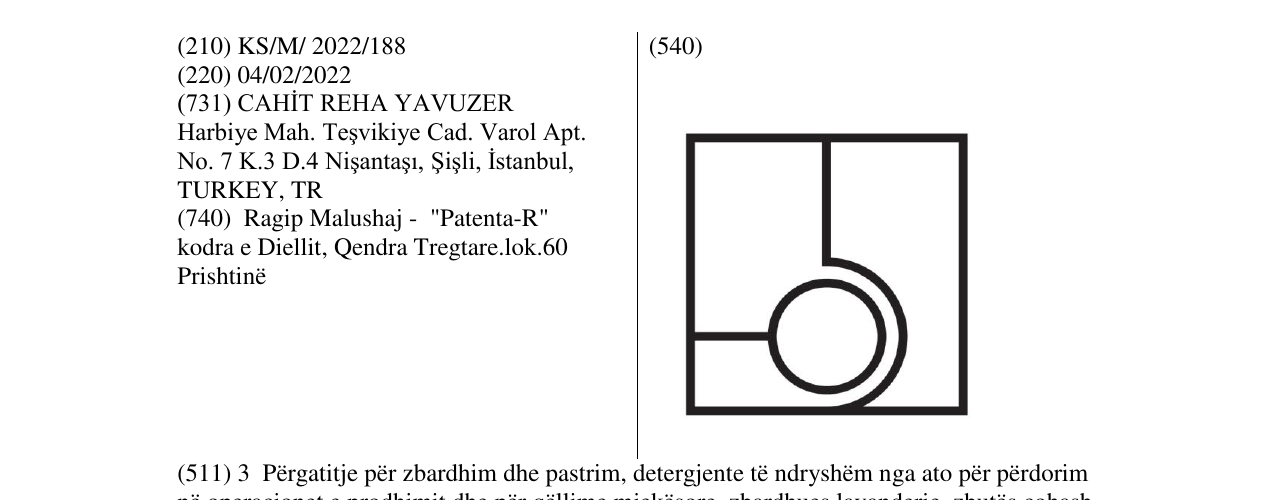 Zëri i markës Markë figurative në buletin