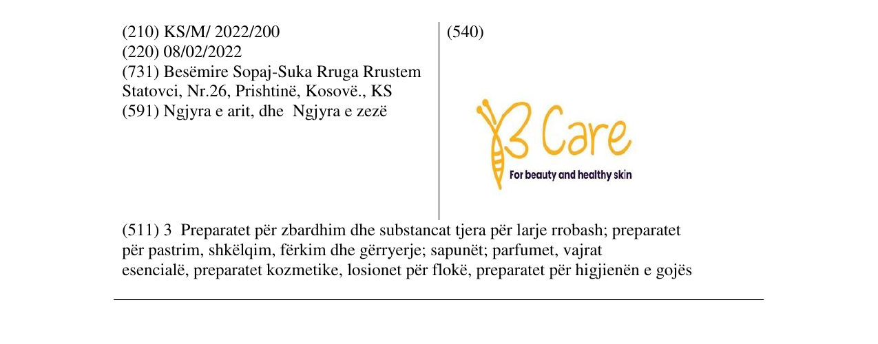 Zëri i markës Care në buletin