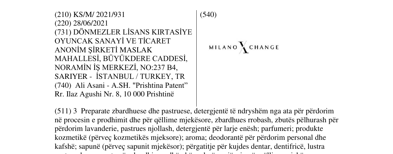 Zëri i markës Markë figurative në buletin