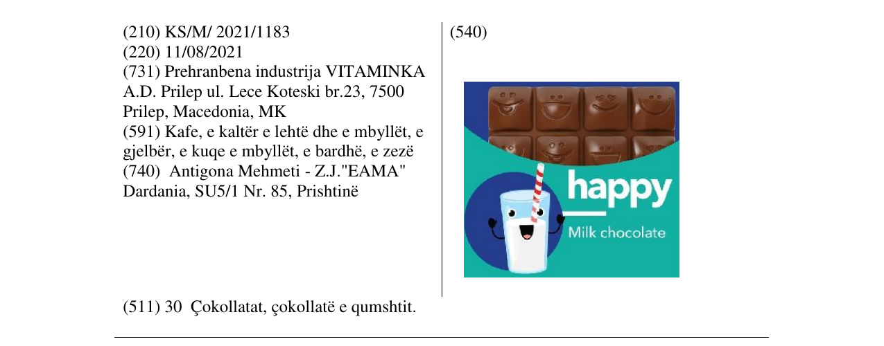 Zëri i markës HAPPY në buletin