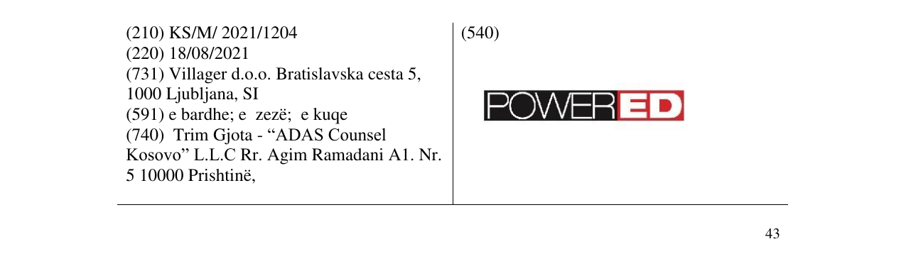 Zëri i markës POWERED në buletin