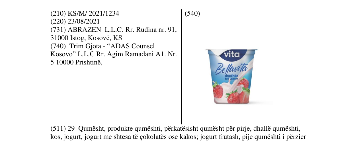 Zëri i markës Markë figurative në buletin