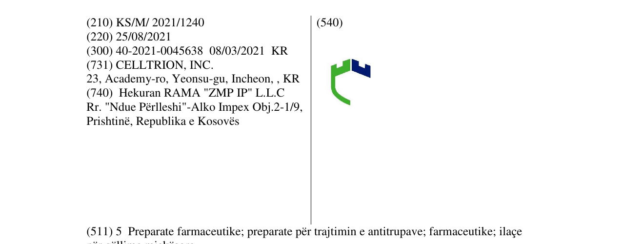 Zëri i markës Markë figurative në buletin