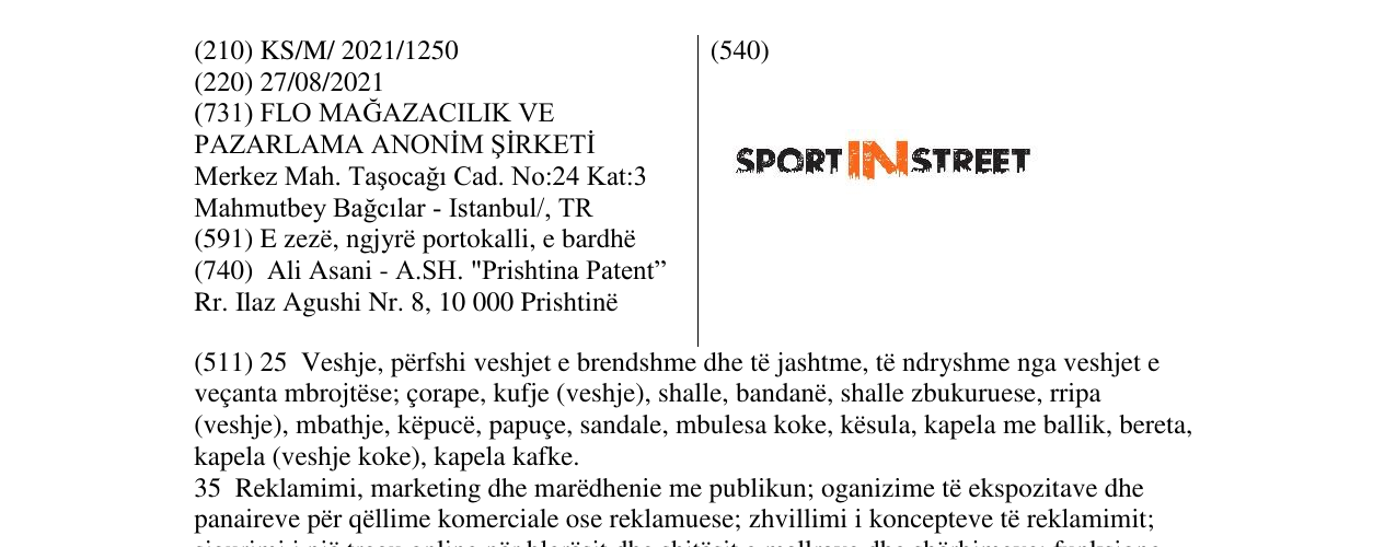 Zëri i markës Markë figurative në buletin