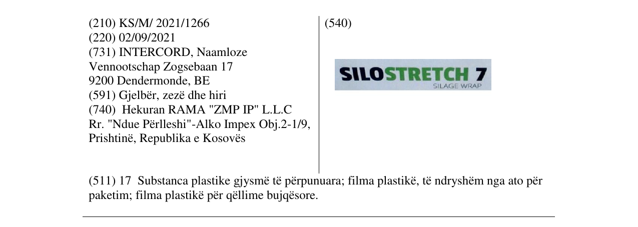 Zëri i markës Markë figurative në buletin