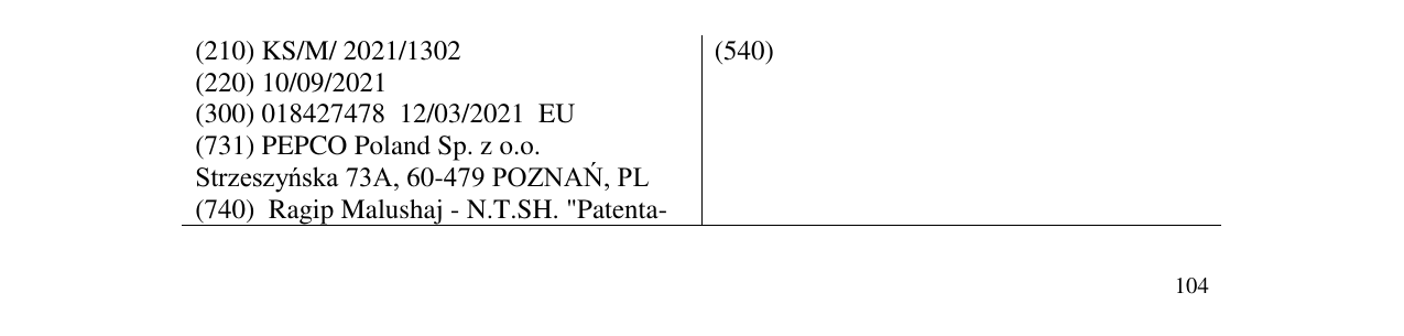 Zëri i markës Markë figurative në buletin