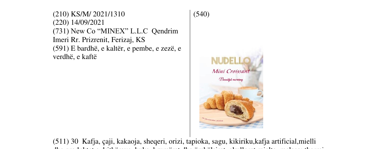 Zëri i markës Markë figurative në buletin