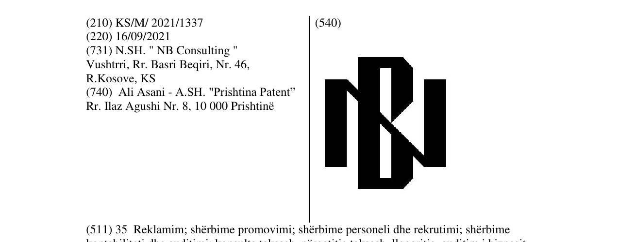Zëri i markës Markë figurative në buletin