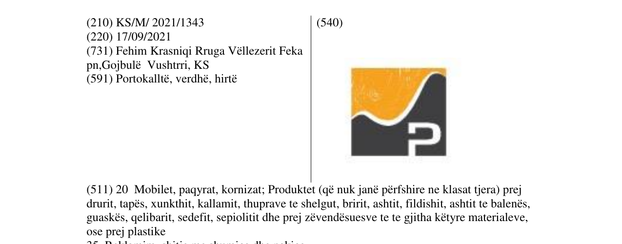 Zëri i markës Markë figurative në buletin