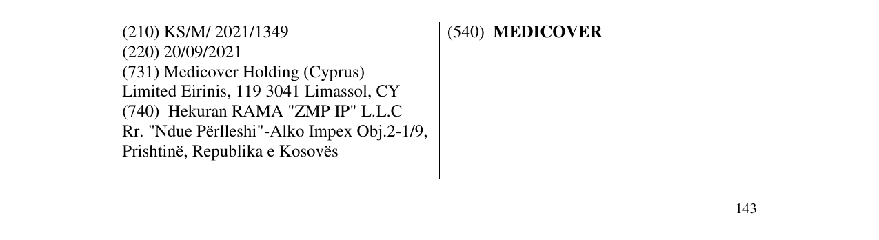 Zëri i markës MEDICOVER në buletin