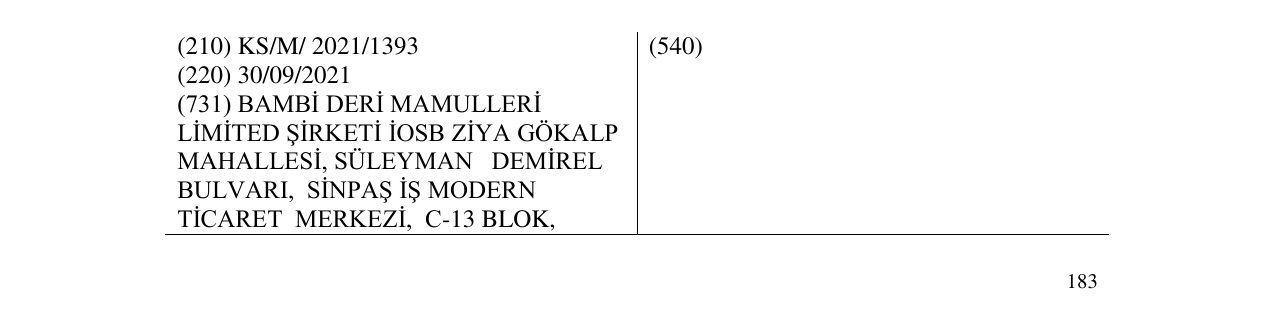 Zëri i markës Markë figurative në buletin