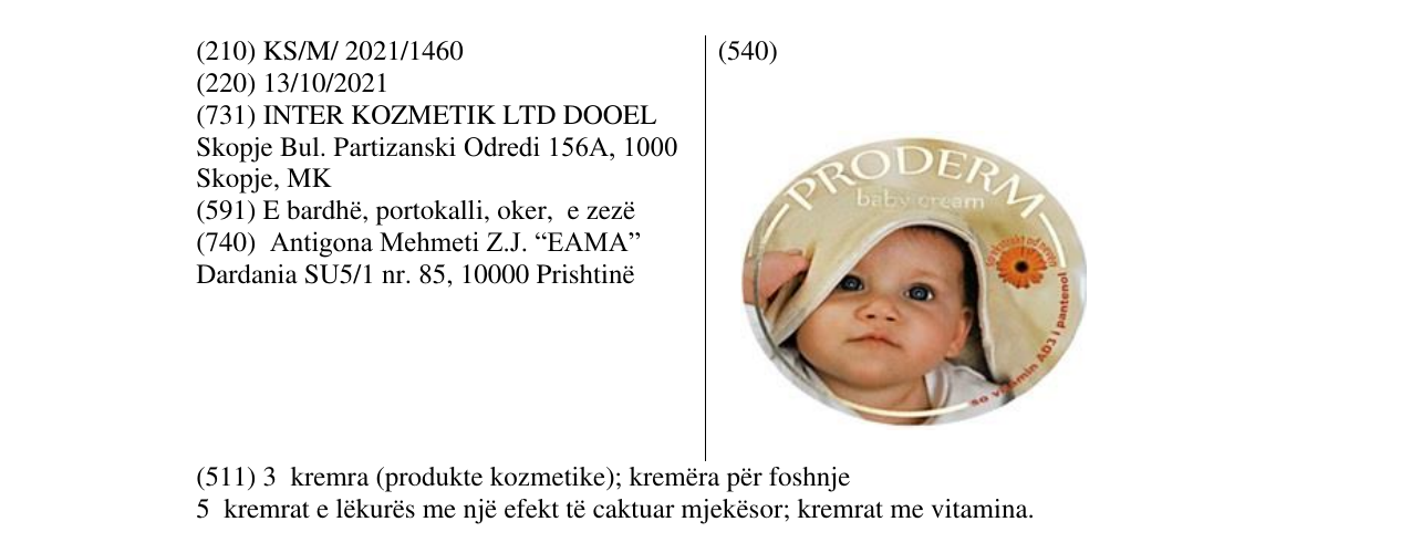Zëri i markës Markë figurative në buletin