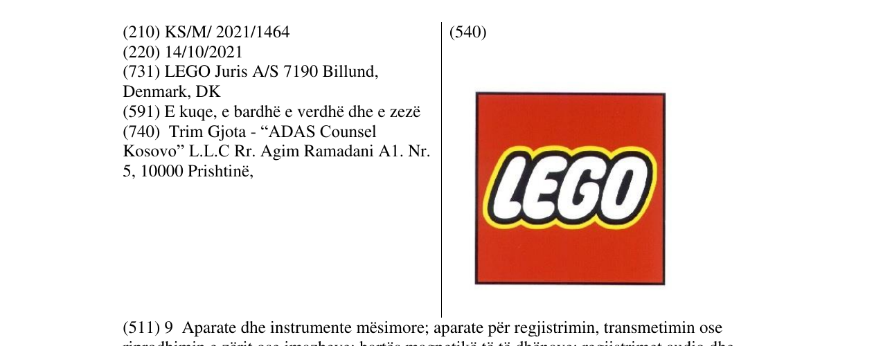 Zëri i markës Markë figurative në buletin