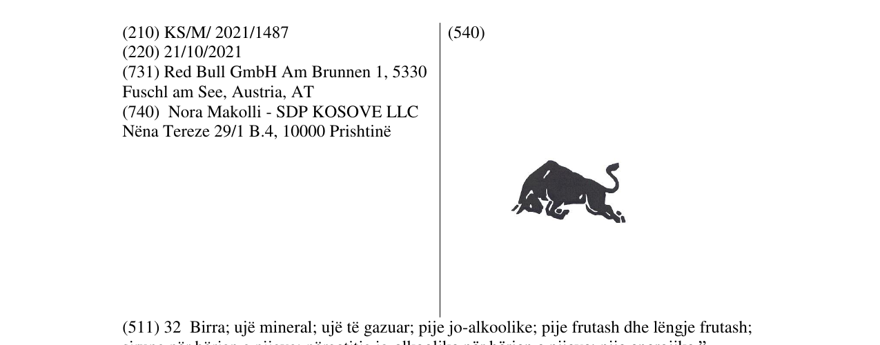 Zëri i markës Markë figurative në buletin