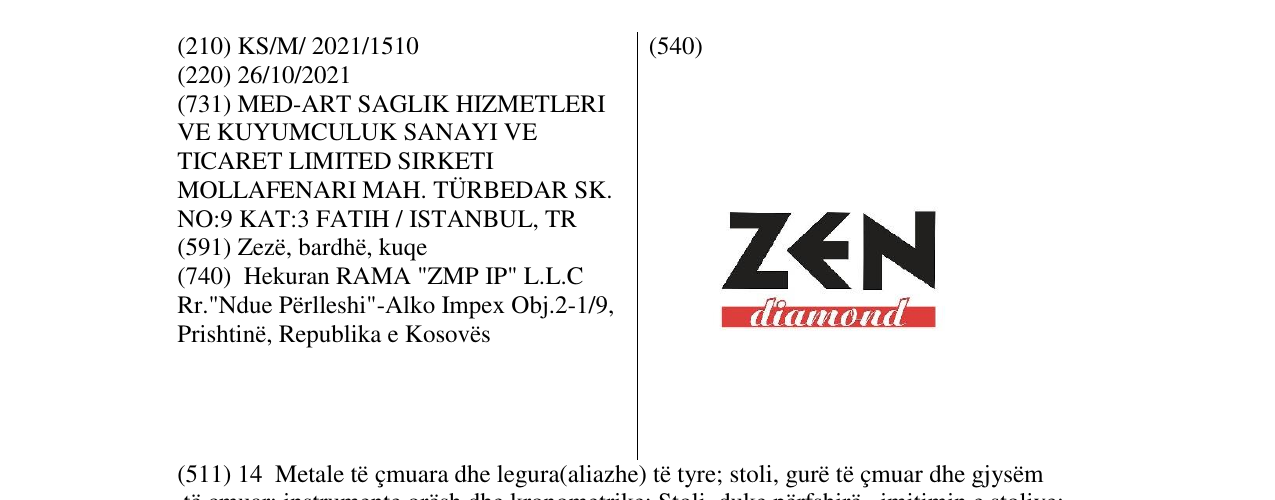 Zëri i markës Markë figurative në buletin