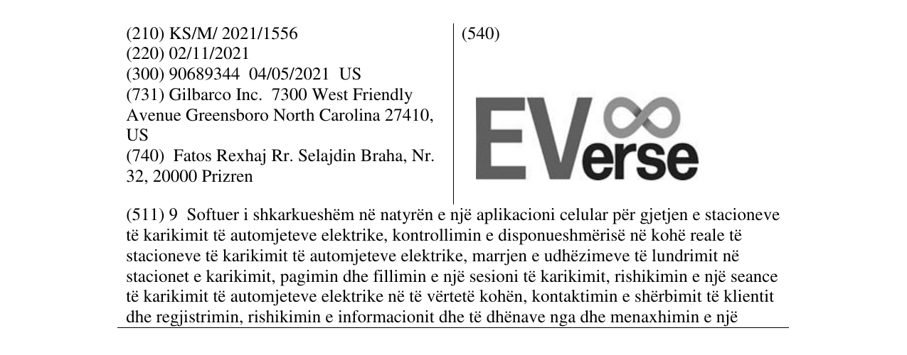 Zëri i markës Markë figurative në buletin