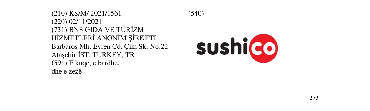 Zëri i markës Markë figurative në buletin