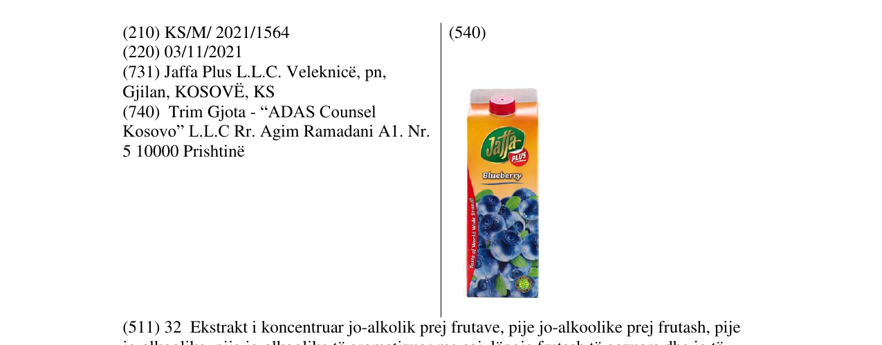 Zëri i markës Markë figurative në buletin
