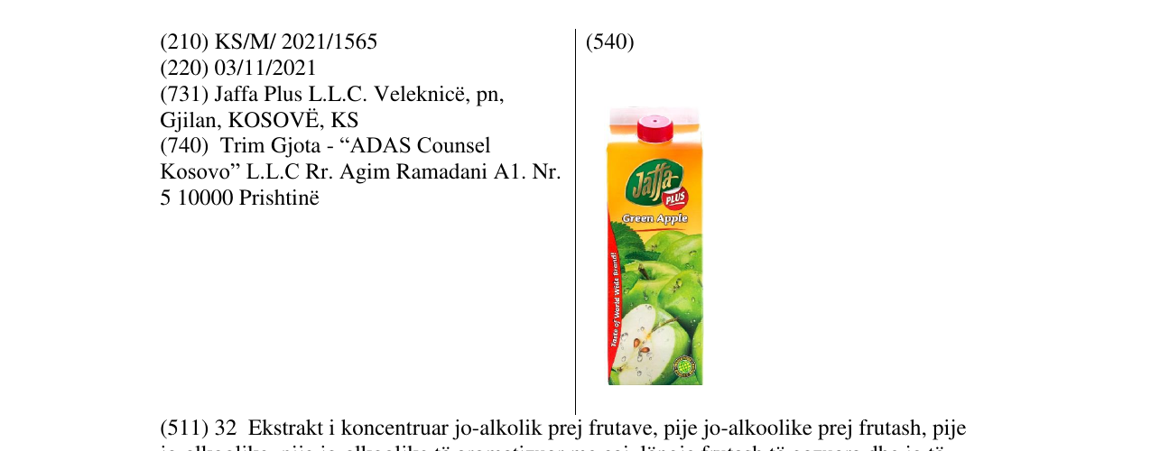 Zëri i markës Markë figurative në buletin