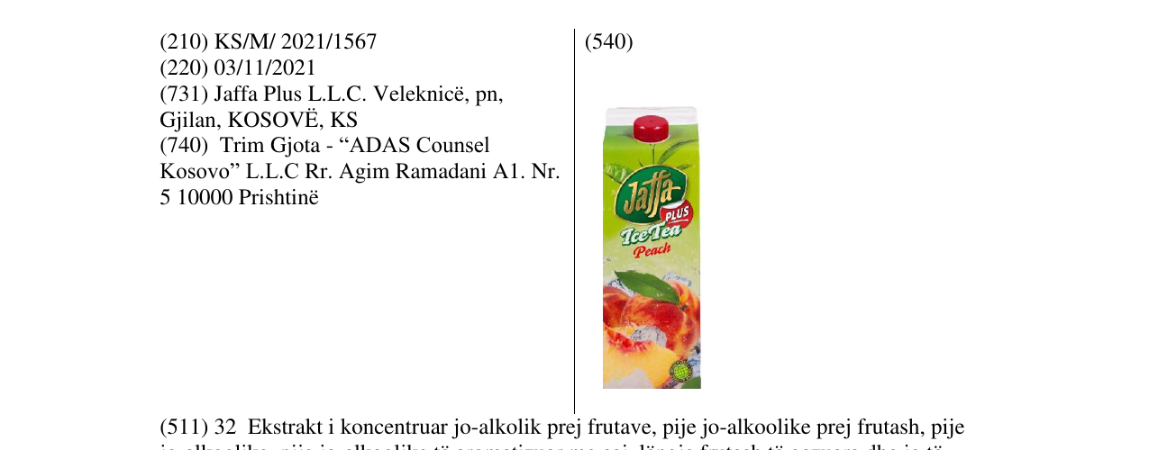 Zëri i markës Markë figurative në buletin
