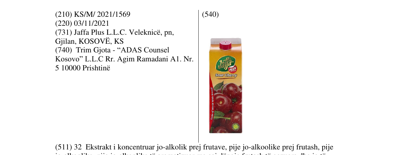Zëri i markës Markë figurative në buletin