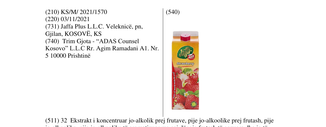 Zëri i markës Markë figurative në buletin