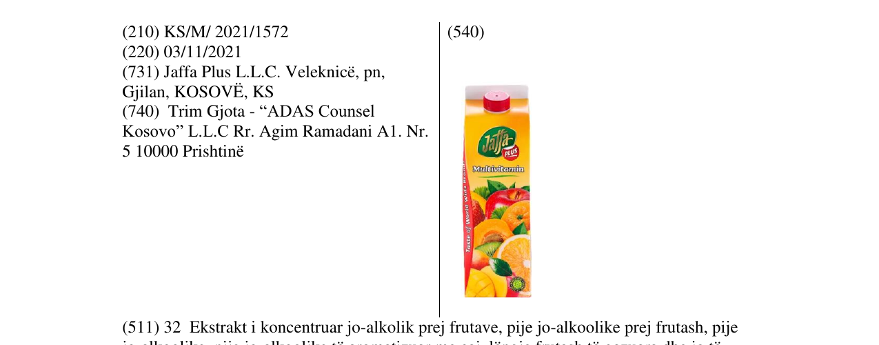 Zëri i markës Markë figurative në buletin