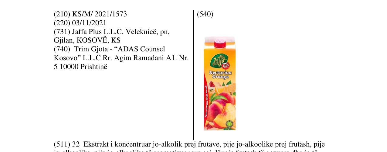 Zëri i markës Markë figurative në buletin