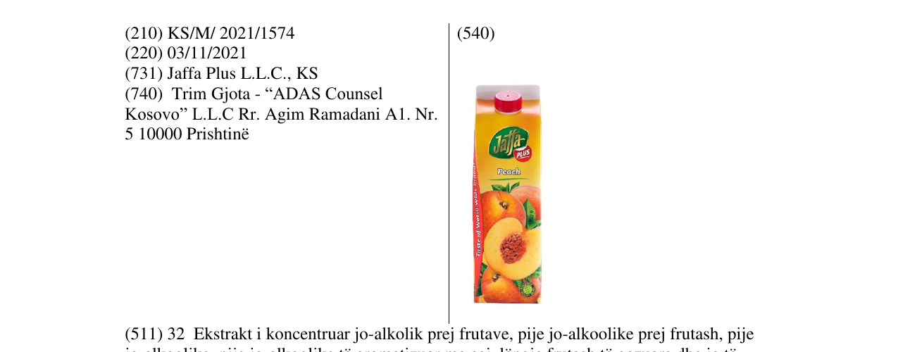 Zëri i markës Markë figurative në buletin