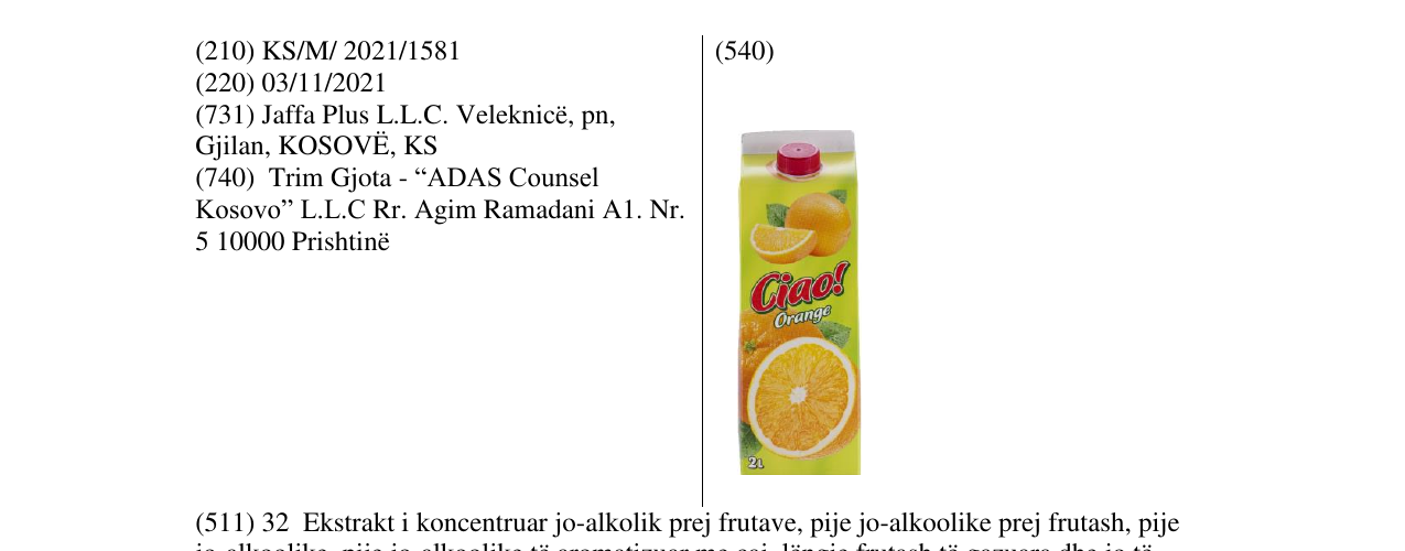 Zëri i markës Markë figurative në buletin