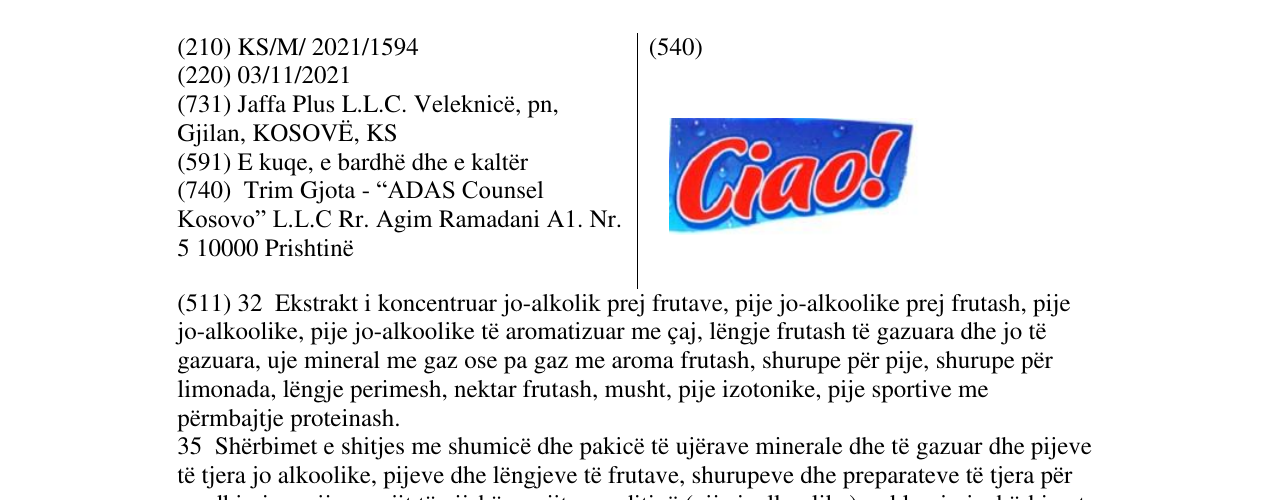 Zëri i markës Markë figurative në buletin