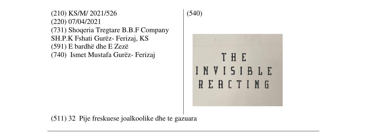 Zëri i markës Markë figurative në buletin