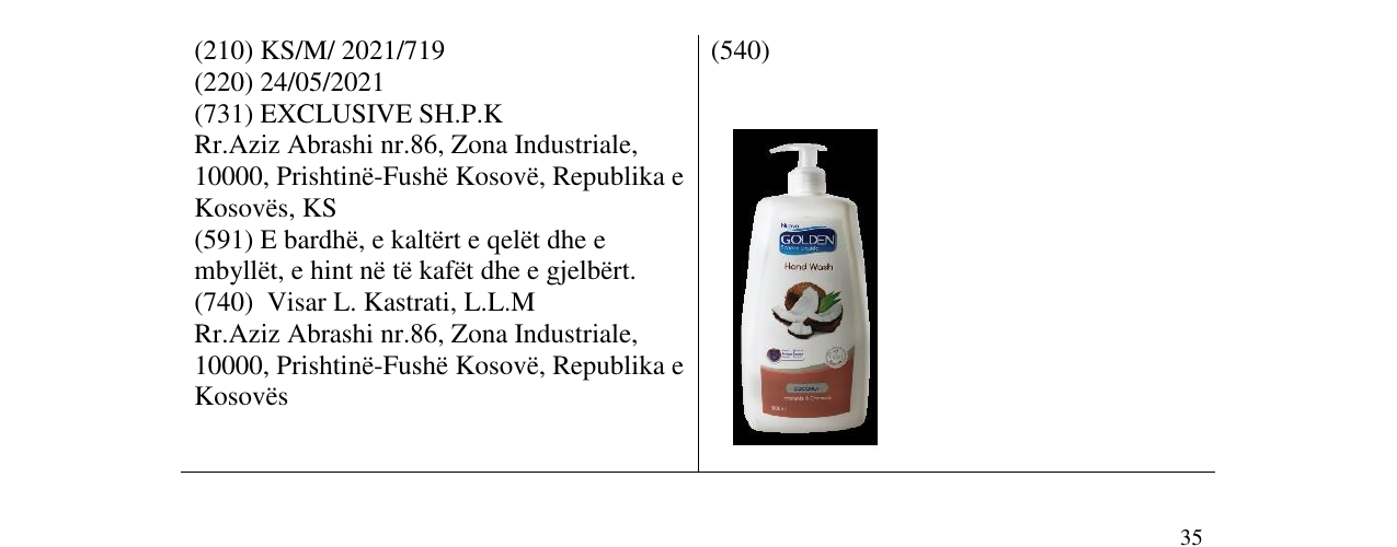 Zëri i markës golden në buletin