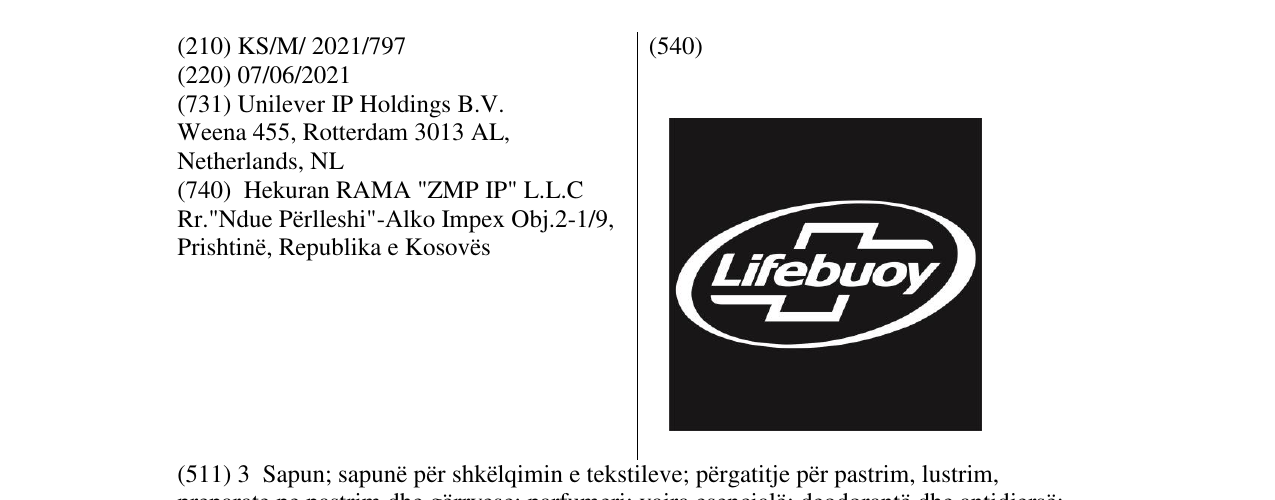 Zëri i markës LIFEBUOY në buletin