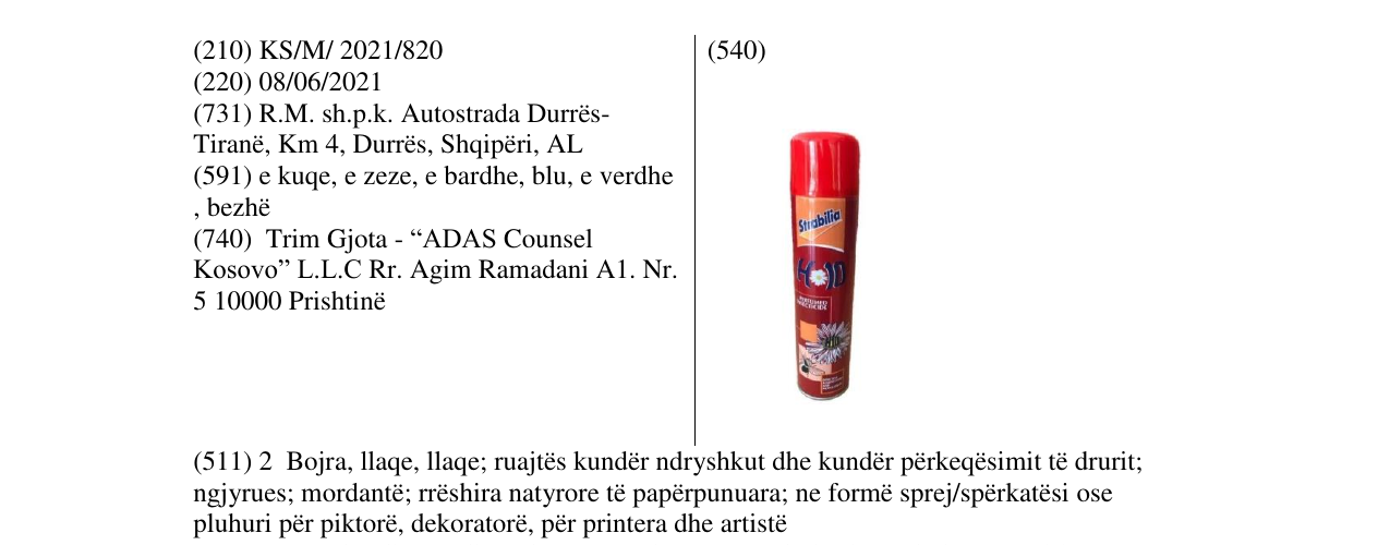 Zëri i markës H10 në buletin