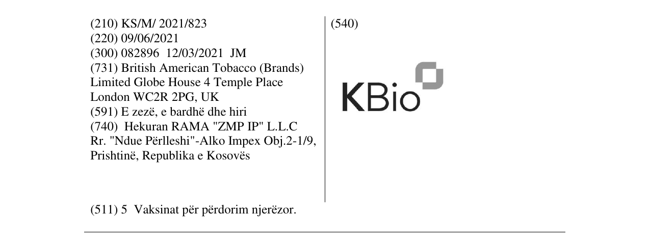 Zëri i markës KBio në buletin