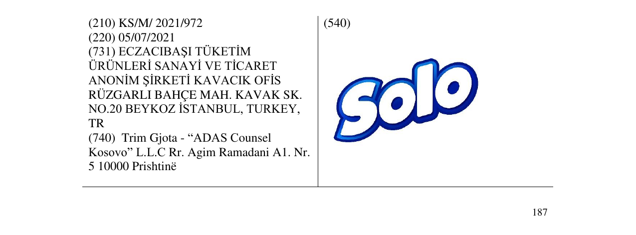 Zëri i markës SOLO në buletin