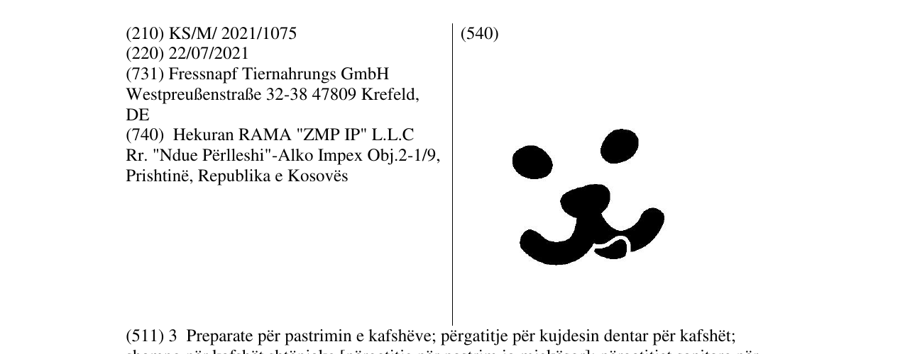 Zëri i markës Markë figurative në buletin