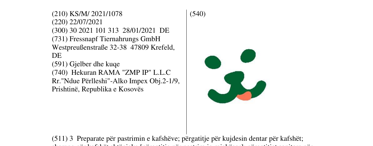 Zëri i markës Markë figurative në buletin