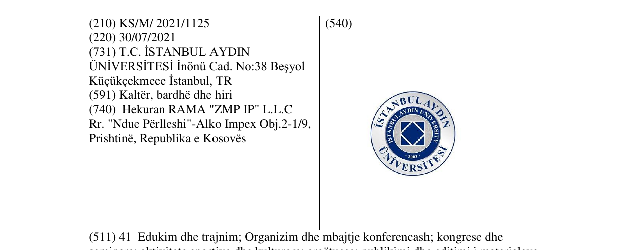 Zëri i markës Markë figurative në buletin