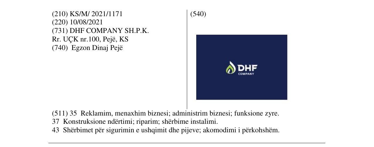 Zëri i markës Markë figurative në buletin