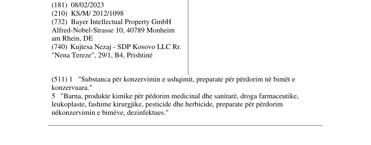 Zëri i markës Previcur në buletin