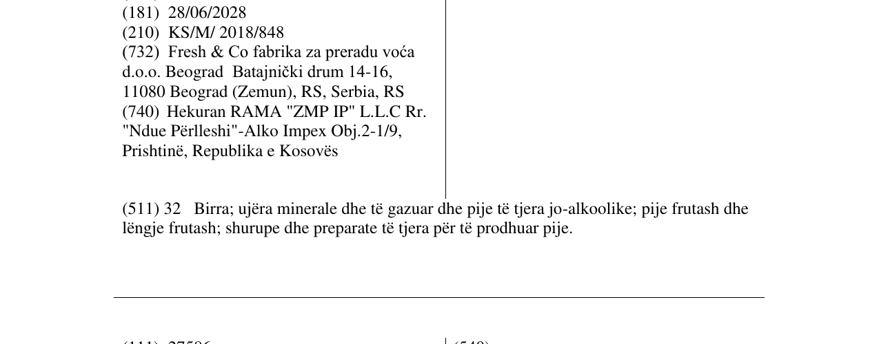 Zëri i markës NEXT në buletin