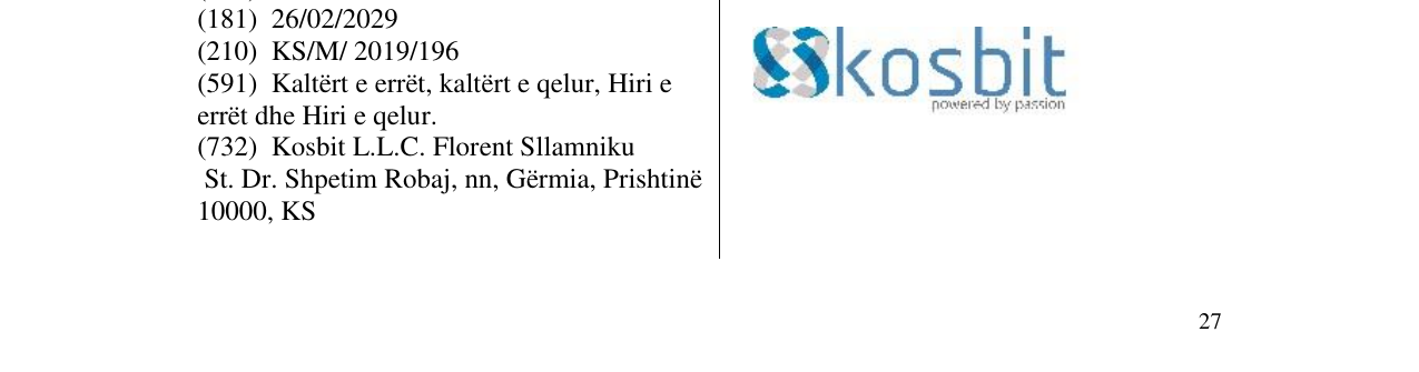 Zëri i markës kosbit në buletin