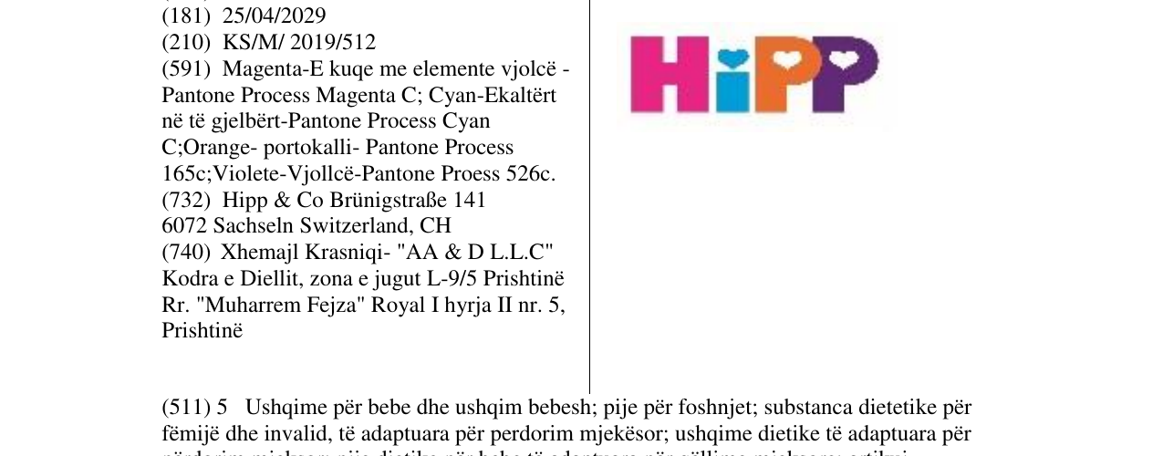 Zëri i markës HiPP në buletin